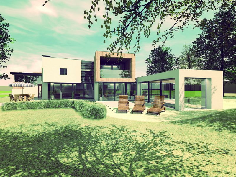 Angled Cube House, Wantage